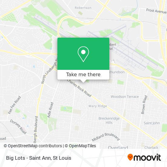 Big Lots - Saint Ann map