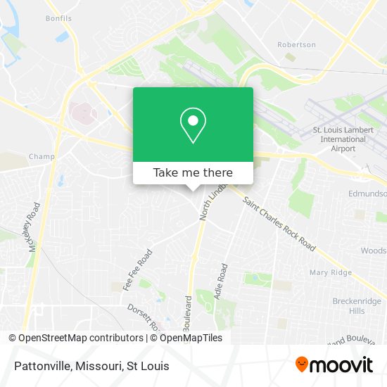 Mapa de Pattonville, Missouri