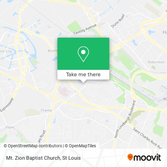 Mapa de Mt. Zion Baptist Church