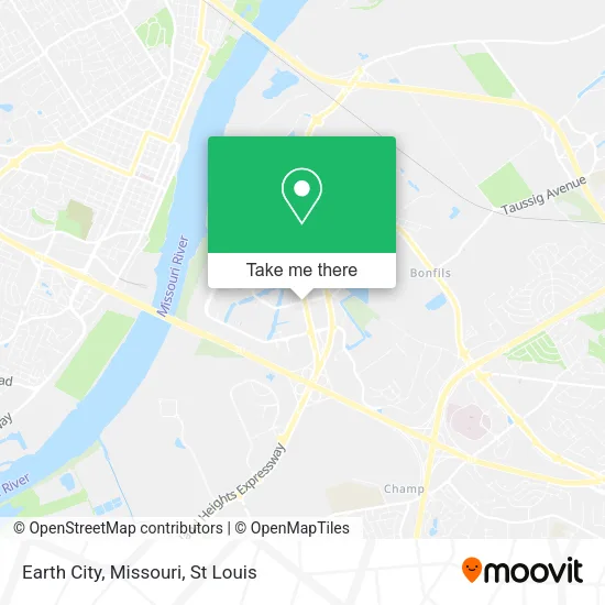 Earth City, Missouri map