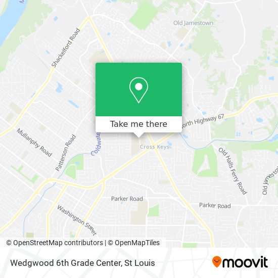 Mapa de Wedgwood 6th Grade Center