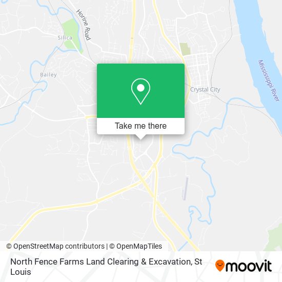 North Fence Farms Land Clearing & Excavation map