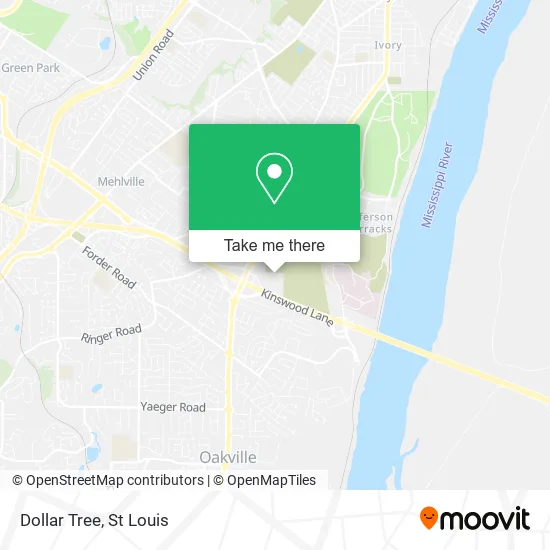 Mapa de Dollar Tree