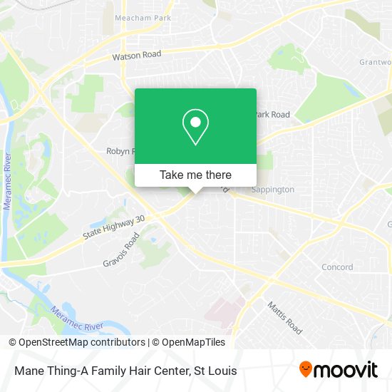Mane Thing-A Family Hair Center map