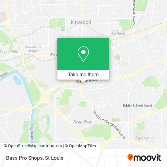 Mapa de Bass Pro Shops