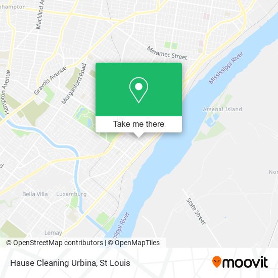 Hause Cleaning Urbina map
