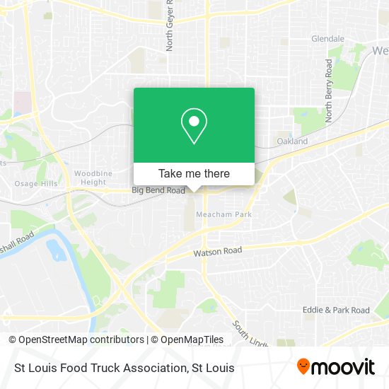 Mapa de St Louis Food Truck Association