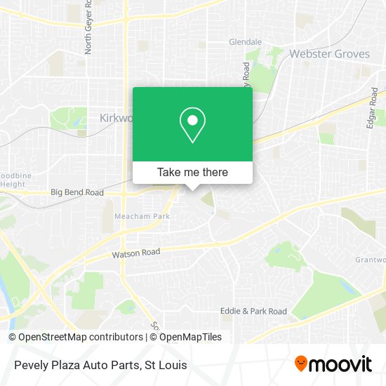 Pevely Plaza Auto Parts map