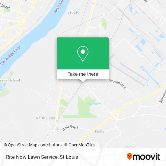Rite Now Lawn Service map