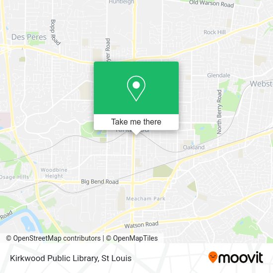 Kirkwood Public Library map