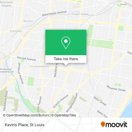 Mapa de Kevin's Place