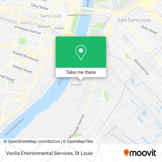 Veolia Environmental Services map