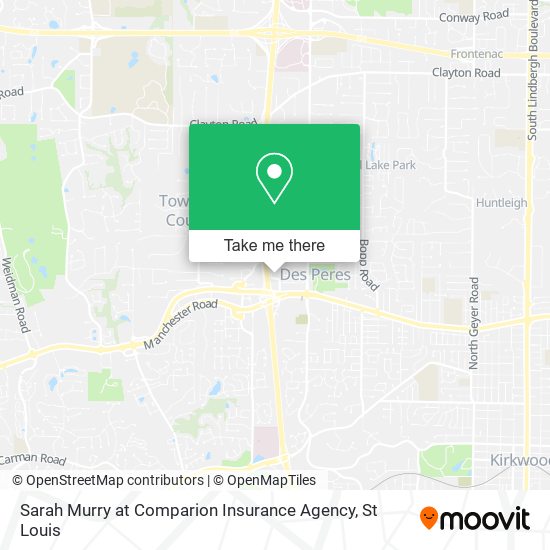 Sarah Murry at Comparion Insurance Agency map