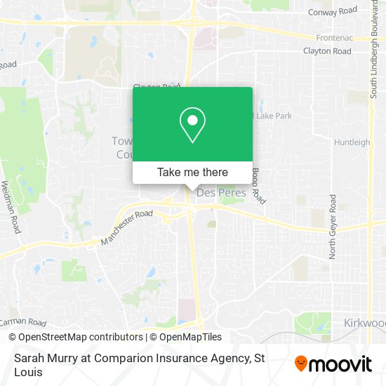 Mapa de Sarah Murry at Comparion Insurance Agency