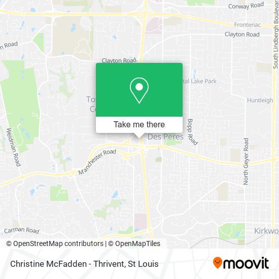 Christine McFadden - Thrivent map