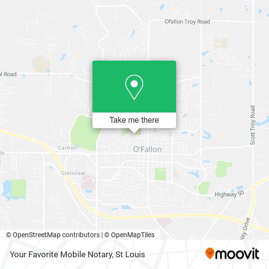 Your Favorite Mobile Notary map