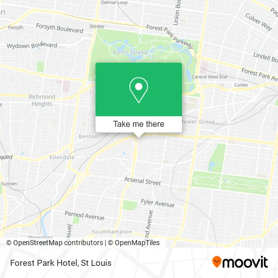 Forest Park Hotel map