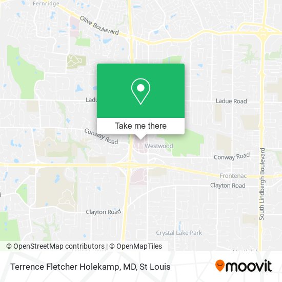 Terrence Fletcher Holekamp, MD map