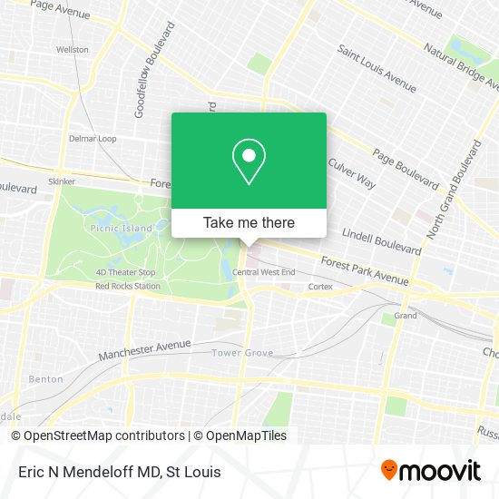 Mapa de Eric N Mendeloff MD