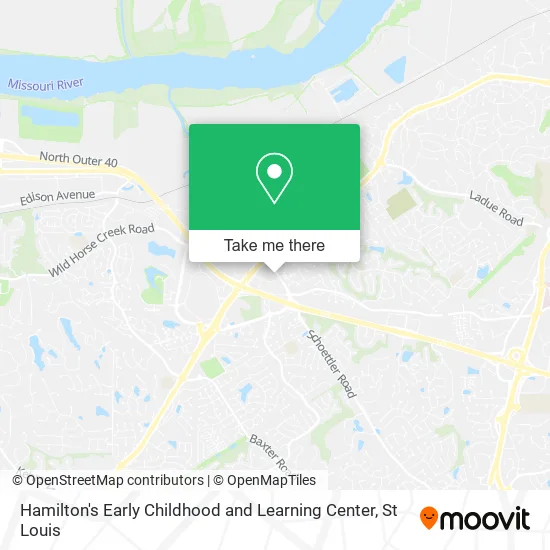 Hamilton's Early Childhood and Learning Center map