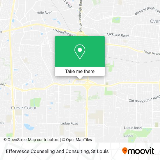 Effervesce Counseling and Consulting map