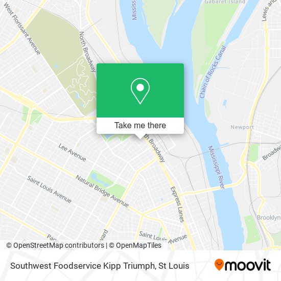 Southwest Foodservice Kipp Triumph map