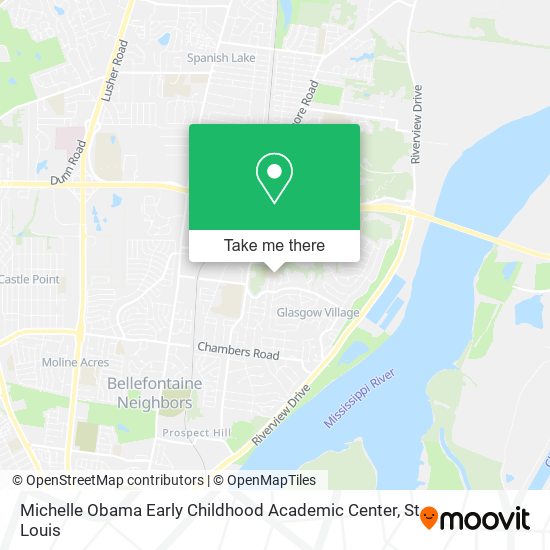 Michelle Obama Early Childhood Academic Center map