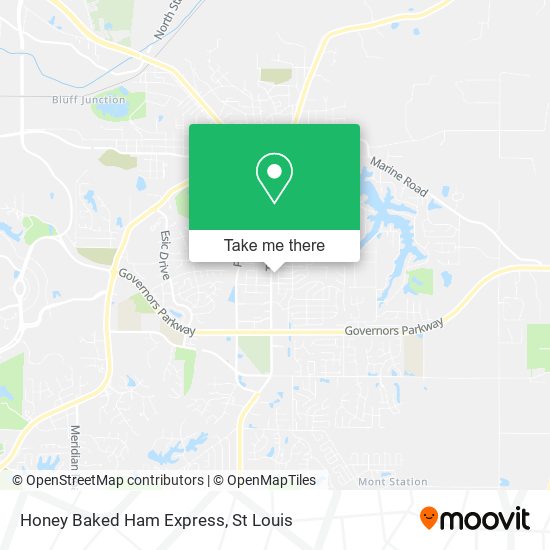 Honey Baked Ham Express map