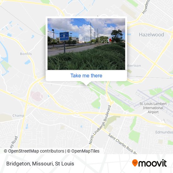 Bridgeton, Missouri map