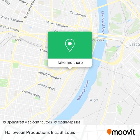 Halloween Productions Inc. map