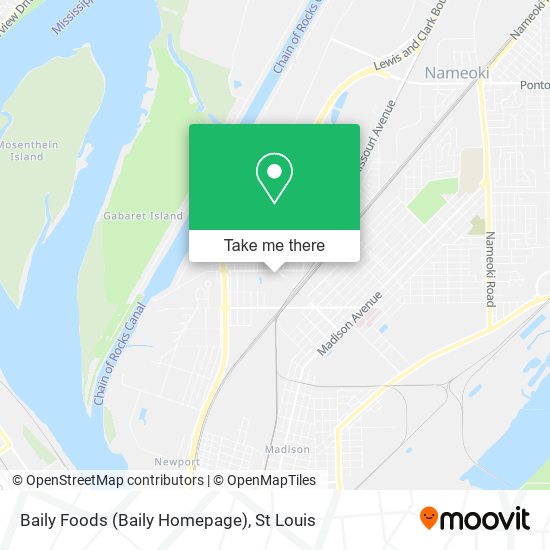 Mapa de Baily Foods (Baily Homepage)