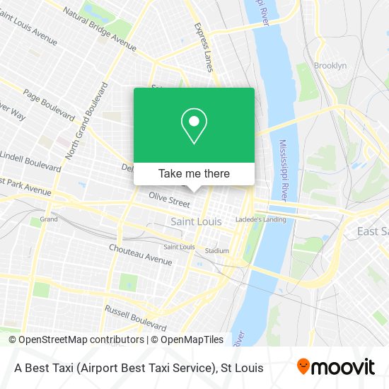 A Best Taxi (Airport Best Taxi Service) map