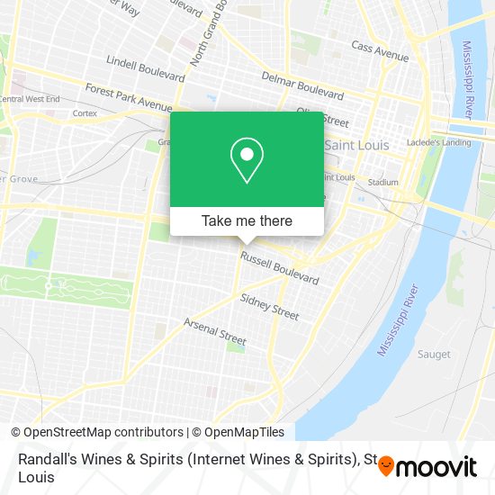 Randall's Wines & Spirits (Internet Wines & Spirits) map