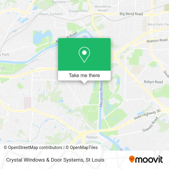 Crystal Windows & Door Systems map
