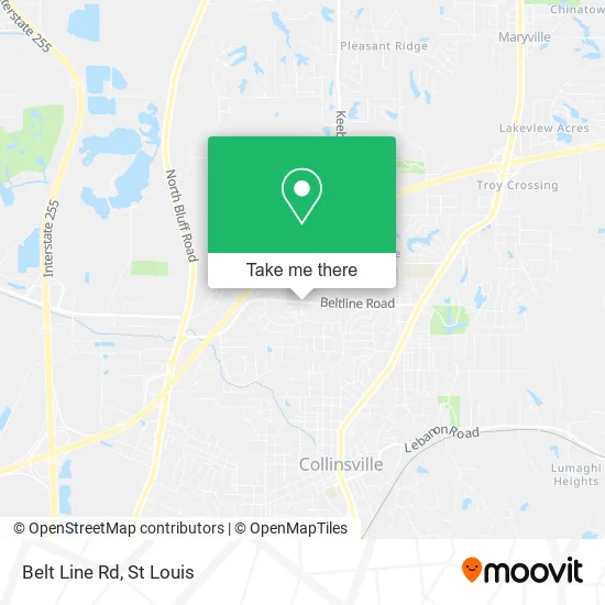 Mapa de Belt Line Rd