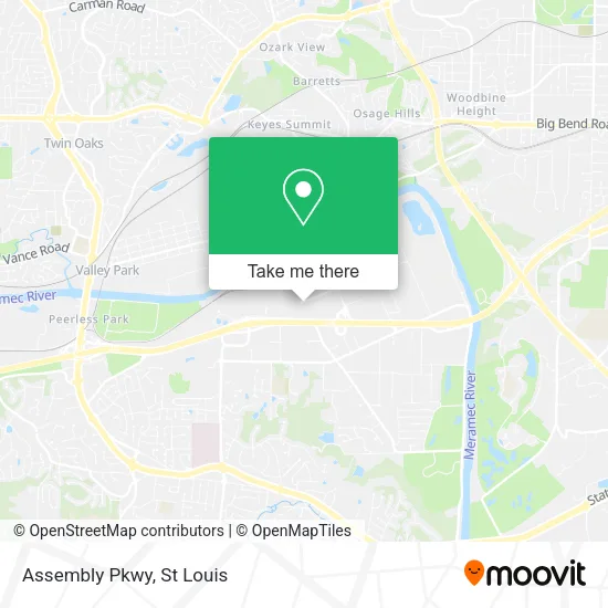 Assembly Pkwy map