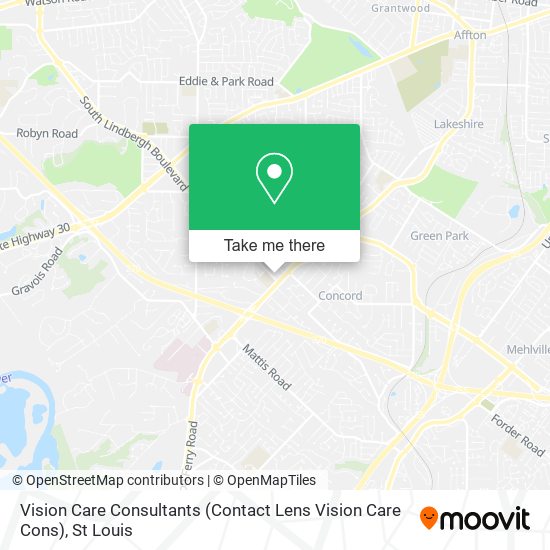 Vision Care Consultants (Contact Lens Vision Care Cons) map
