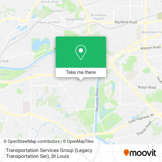 Transportation Services Group (Legacy Transportation Ser) map