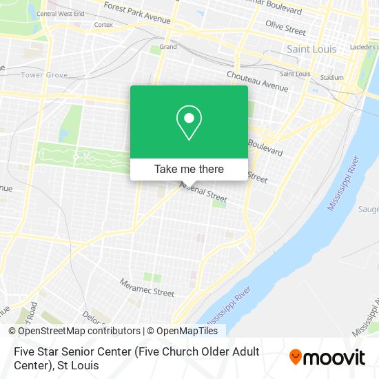 Five Star Senior Center (Five Church Older Adult Center) map