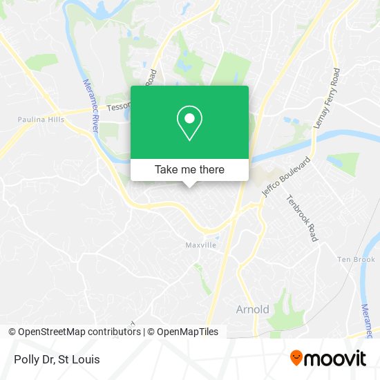 Polly Dr map