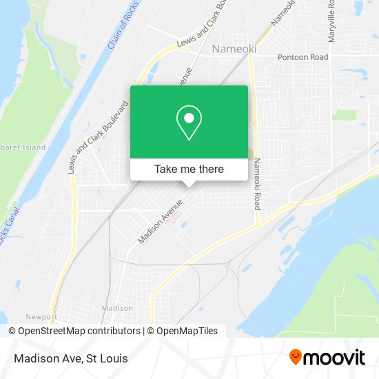 Mapa de Madison Ave