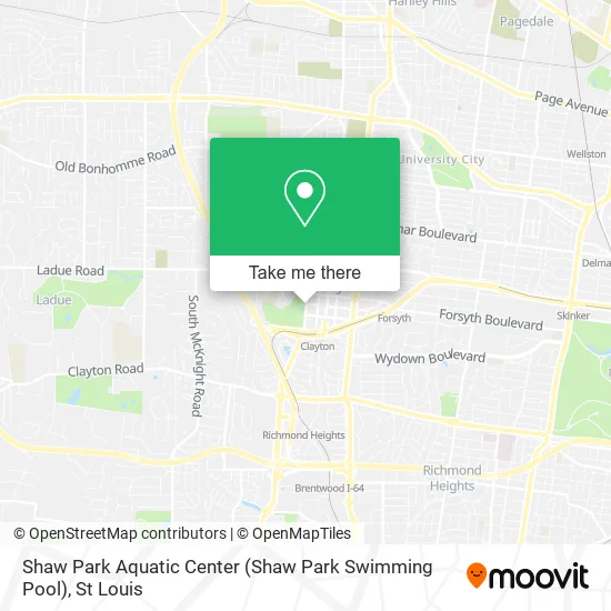 Shaw Park Aquatic Center (Shaw Park Swimming Pool) map