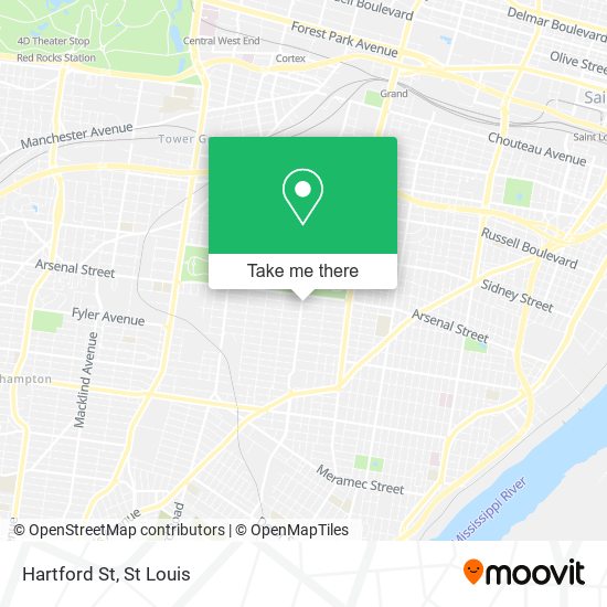 Hartford St map