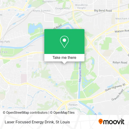 Laser Focused Energy Drink map