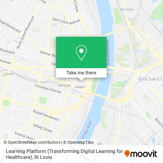 Learning Platform (Transforming Digital Learning for Healthcare) map