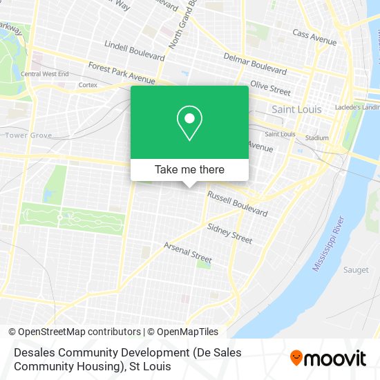 Desales Community Development (De Sales Community Housing) map