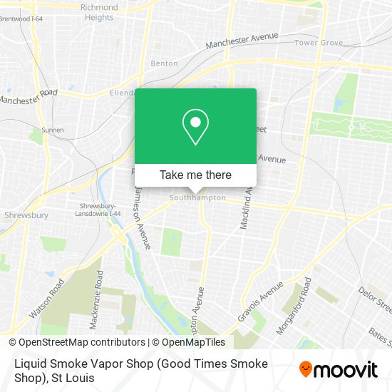 Liquid Smoke Vapor Shop (Good Times Smoke Shop) map