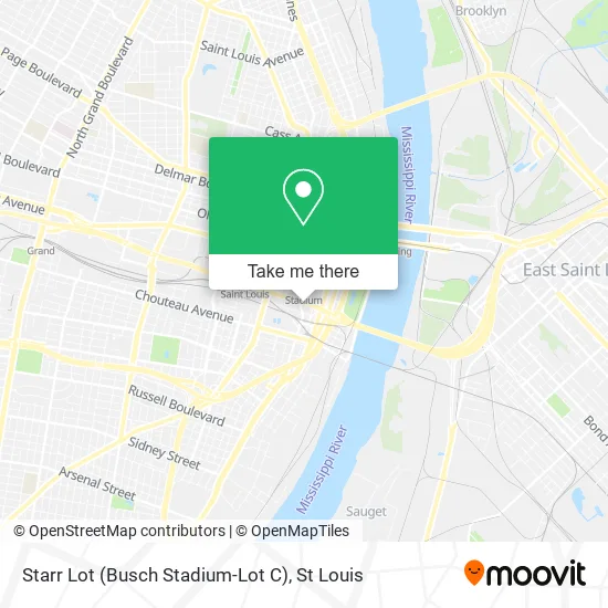 Starr Lot (Busch Stadium-Lot C) map