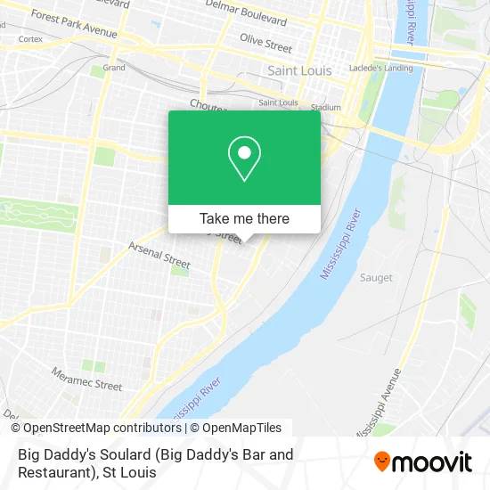 Big Daddy's Soulard (Big Daddy's Bar and Restaurant) map