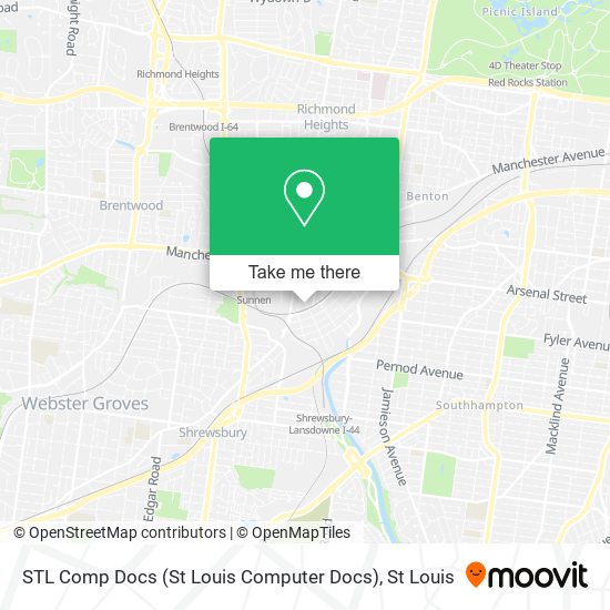 STL Comp Docs (St Louis Computer Docs) map
